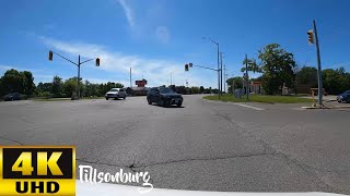 Driving around Tillsonburg Ontario Canada  Spring 2024  4K UHD [upl. by Aneez782]