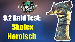 Skolex Heroisch Raid Test  WoW 92 PTR [upl. by Nivan490]