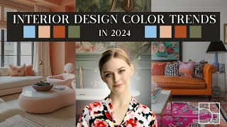 The Hottest Color Trends for 2024  Interior Design [upl. by Norwood]