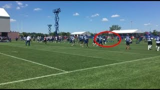 Janoris Jenkins Throws Punch At LB Eric Pinkins At Giants Camp [upl. by Asa501]