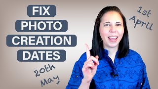 How to change a photo date and time  iPhone  Android  Apple Mac  Windows PC [upl. by Stig]