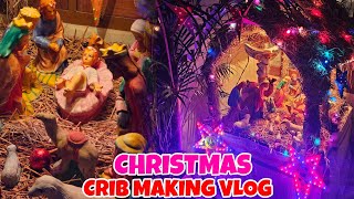 🥵Christmas Crib Making Malayalam👀Low Cost Crib making idea💕pulkoodu making ideas😜xmas crib ideas⚠️ [upl. by Gefen]