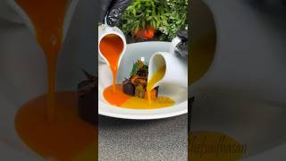 TriTone Carrot Soup Plating [upl. by Inanaup]