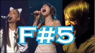 20 FEATURES OF F5 HIGH NOTE raspy growled strain etc [upl. by Narda516]