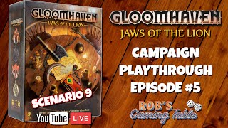 Gloomhaven Jaws of the Lion Campaign Playthrough Ep 5 Scenario 9 [upl. by Shaylah]