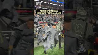 Army takes down Navy in annual football matchup [upl. by Sell]