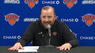 Tom Thibodeau Post Game Interview  New York Knicks vs Chicago Bulls [upl. by Cummings]