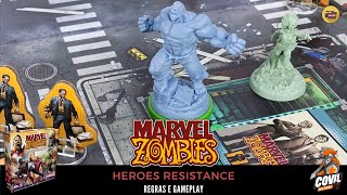 Marvel Zombies Heroes Resistance  Regras e Gameplay [upl. by Chaddy]