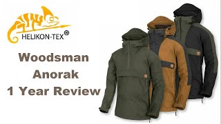 Helikon Tex Woodsman Anorak  1 YEAR REVIEW [upl. by Rufina]