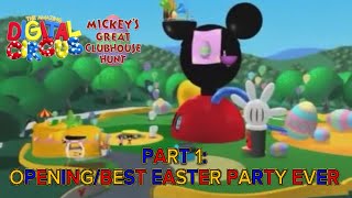 The Amazing Digital Circus Mickeys Great Clubhouse Hunt Part 1 OpeningBest Easter Party Ever [upl. by Fia]