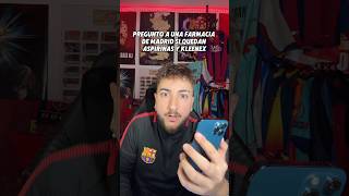 ÚLTIMA HORA se agotan las aspirinas y kleenex en Madrid parati futbol fcbarcelona realmadrid [upl. by Moshe838]