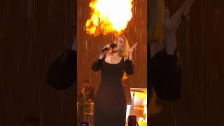 Powerful Set Fire To The Rain adele weekendswithadele concert highlights shorts fyp [upl. by Lynnett]