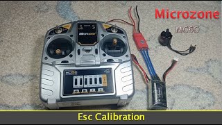 Microzone MC6C Esc Calibration for beginner  Microzone Mc6c Calibration [upl. by Arekat462]