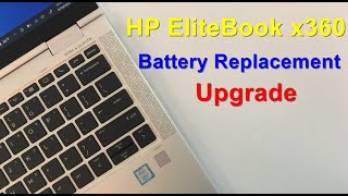 Hp EliteBook x360 1030 G3 Battery Replacement  Disassembly [upl. by Ahseinar]