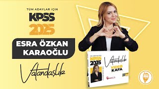 50 İnsan Hakları Hukuku 1  Esra Özkan Karaoğlu KPSS VATANDAŞLIK 2025 [upl. by Blodgett]