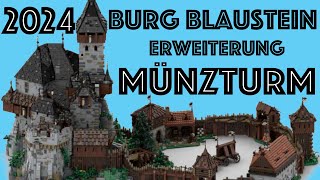 Münzturm  Erweiterung Burg Blaustein 2024  BlueBrixx rüstet die beliebte Burg weiter auf [upl. by Cedell]