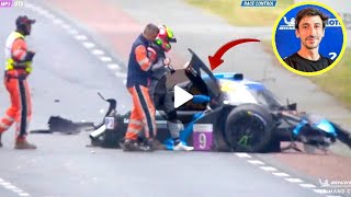 Louis Rossi HORROR CRASH Incident  Road To Lemans 2024  Race Ended Early [upl. by Airoled544]