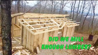 Did We Mill Enough Barn Siding  Building a Mini Barn  Part 4 [upl. by Kenney490]