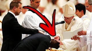 BREAKING TRADITION TRUMPS BIBLE at POPES EASTER EVE SERVICE  Fullfilling End Time Prophecy [upl. by Burkitt]