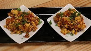 Paneer Bhurji  5 Best Paneer Recipes  Sanjeev Kapoor Khazana [upl. by Kina]