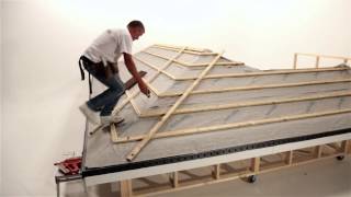 Fixing  Installing Lightweight Roofing Eaves Battens [upl. by Abisia]