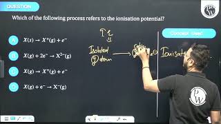 Which of the following process refers to the ionisation potential [upl. by Llebiram]