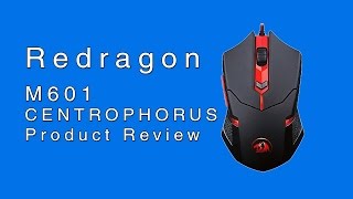 Redragon M601 CENTROPHORUS 2000 DPI Optical Gaming Mouse Review [upl. by Bouton]