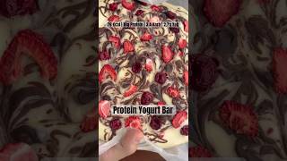 Protein Yogurt Bar highprotein recipe gym lowcalorie [upl. by Aloysius]