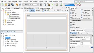 Create your first Java GUI using Netbeans 124 [upl. by Attegroeg]