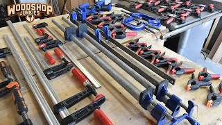 Ultimate Clamp Storage For Small Garage Workshops  Space Saver [upl. by Haidabej]