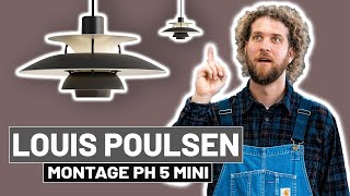 Designer LEUCHTE montieren  Louis Poulsen PH 5 mini  Anleitung [upl. by Htial]