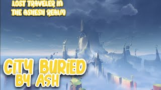 City Buried by Ash  Lost Traveler in the Ashen Realm Act 1  World Quests  Genshin Impact [upl. by Gnilrits]