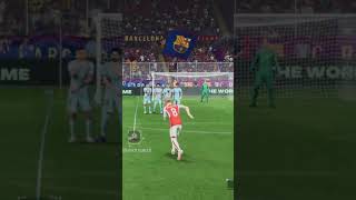 Brilliant freekick from odegaard vs Barcelona coyg football fifa [upl. by Litch]