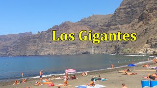 Los Gigantes Tenerife The cliffs of the Giants amp beach [upl. by Anuska881]