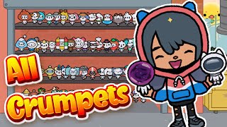 All Crumpets in Toca Boca  Secret Crumpets  Toca Life World [upl. by Sky]