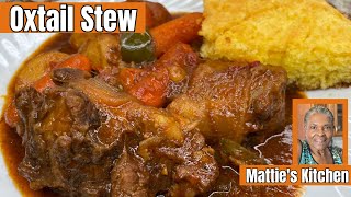 Southern Delicious Oxtail Stew  Ox Stew Recipe  Matties Kitchen [upl. by Anirbak]