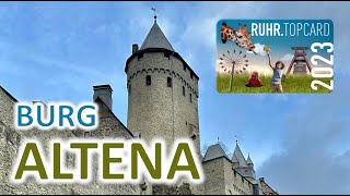 Burg 🏰 Altena  spektakulärer ErlebnisAufzug im Sauerland  Ruhrtopcard 2023  Jugendherberge [upl. by Bolger68]