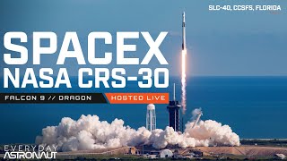 Watch SpaceX Launch CRS30 for NASA [upl. by Egas]