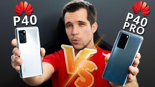 Huawei P40 vs Huawei P40 Pro Comparison Review  No Google Playstore [upl. by Kemp]