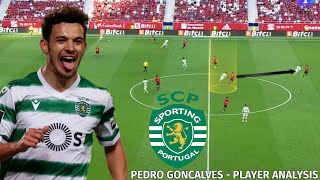 Pedro Goncalves Tactical Impact In Sporting CPs 3421  Pedro Goncalves  Player Analysis [upl. by Huan]