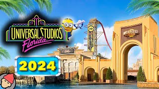 Universal Studios Florida RIDES amp ATTRACTIONS 2024  Universal Orlando Resort [upl. by Akeylah]