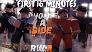 FIRST 16 MINUTES IN Roblox Redwood Prison Reworked [upl. by Ronna54]