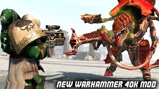 SPACE MARINES vs TYRANIDS  Cinematic Battle  Men of War NEW Warhammer 40k Mod [upl. by Amil]