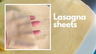 LASAGNA SHEETS Simplest way to make lasagna sheets homemade lasagna sheet Ghar par banayein [upl. by Sivie]