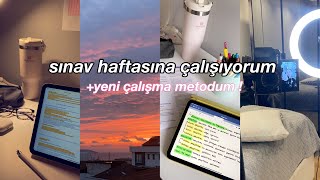 SINAV HAFTASINA ÇALIŞIYORUM📚  YENİ ÇALIŞMA TEKNİĞİM [upl. by Scharff944]