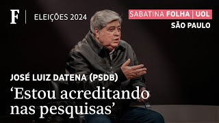 Fica difícil falar de cargo de prefeito quando você está em 5º lugar na eleição diz Datena [upl. by Kirst]