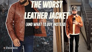 The Worst Leather Jacket In the World A Review And What to Buy Instead [upl. by Dianthe]