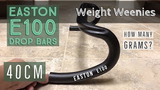 Easton E100 Handlebar 40cm  Lightweight Drop Bar for Weight Weenies [upl. by Binny978]