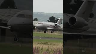 VistaJet 9HVFJ  Bombardier Challenger 605  Belfast City Airport BHD  17th August 2024 [upl. by Ahab]