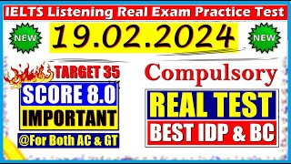 IELTS LISTENING PRACTICE TEST 2024 WITH ANSWERS  19022024 [upl. by Gewirtz347]